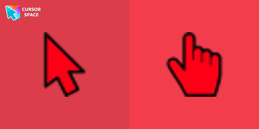 Custom Cursor Red For Chrome